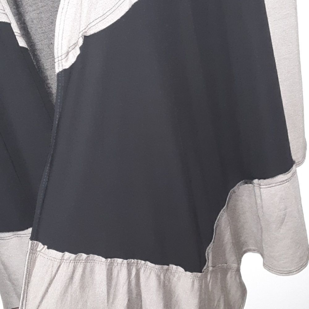 Vision Apparel Color Block Open Cardigan Size Med… - image 2